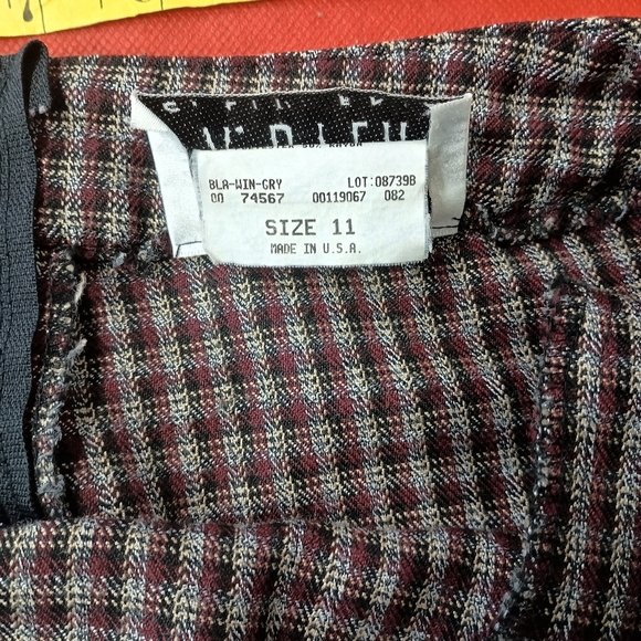 Classic Brown Houndstooth Skirt - Picture 10 of 11